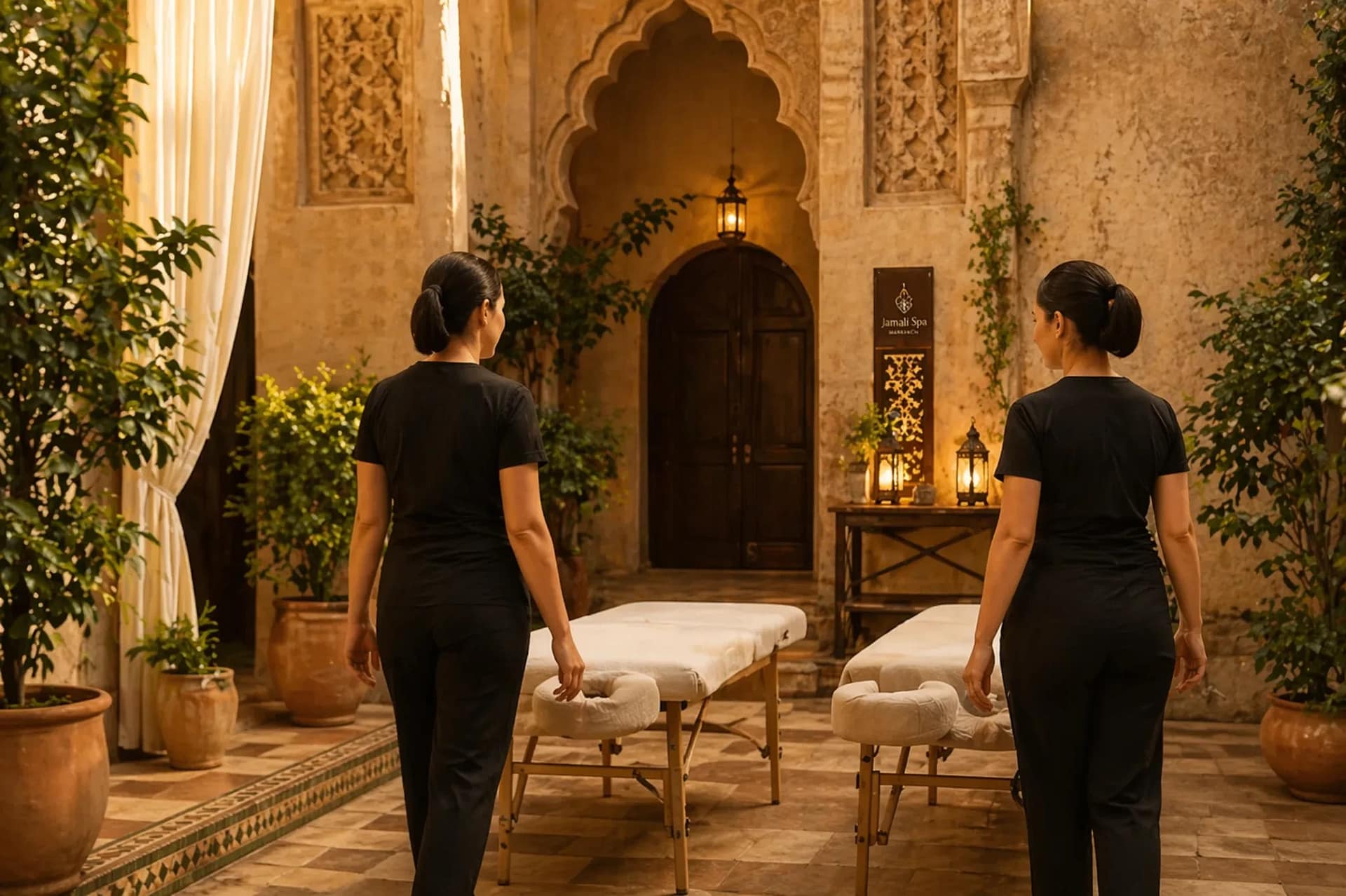 Table massage professionnelle domicile Marrakech