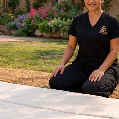 Matelas massage thaï au sol Marrakech