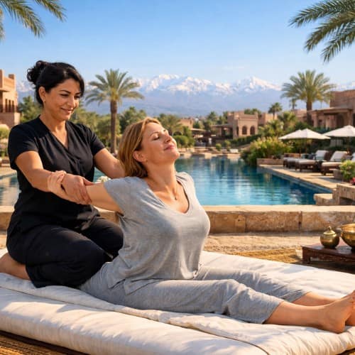 Yoga assisté massage thaïlandais